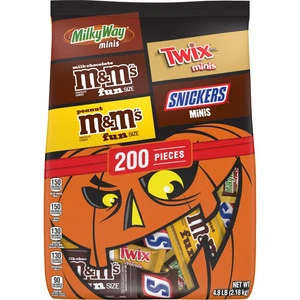 M&M'S, SNICKERS, TWIX & MILKY WAY Milk Chocolate Halloween Candy Variety Pack, 2 - Picture 1 of 12