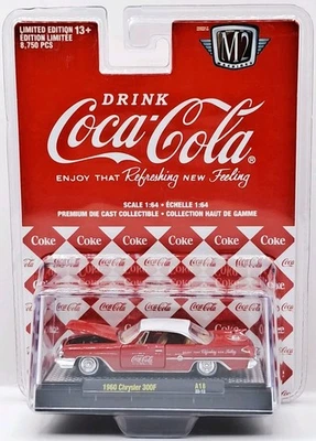 M2 Machines 1960 Chrysler 300F A18  Coca Cola Red White 1/64 Diecast New - Image 1 of 4