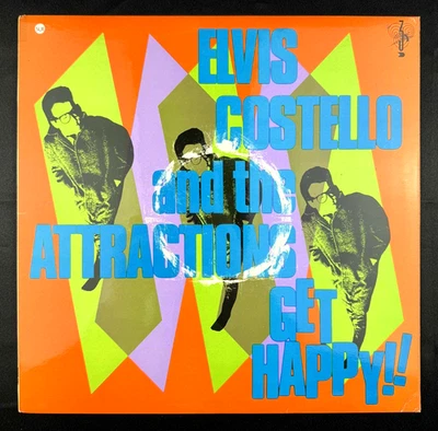 Elvis Costello Get Happy UK Import A1/B2 Press XXLP1 vinyl record LP 80s Rock - Image 1 of 4