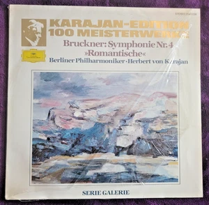 Karajan 100 Meisterwerke ~ Bruckner Symphonie Nr. 4 Berliner Phil. DG 2543038 EX - Picture 1 of 3