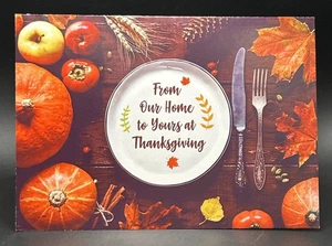 Happy Thanksgiving Greeting Card w/Envelope - Picture 1 of 5