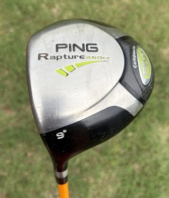 PING RAPTURE 460CC DRIVER PROFORCE V2 STIFF FLEX 9° LEFT HAND LH WITH HEADCOVER - Image 1 of 4
