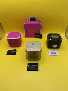 Juicy Couture Assorted Vintage Charm/Necklace Empty Boxes With Inserts Lot Of 4 - Picture 1 of 6