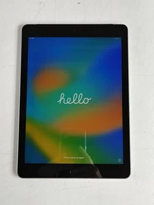 Apple iPad 5th Gen A1823 32 GB IOS 16.7.11 ( Wi-Fi + 4G ) Unlocked - Picture 1 of 6