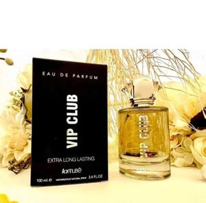 Vip Club Eau De Parfum Spray For Men's 100ml/3.4.fl.oz By Lamuse - Picture 1 of 2