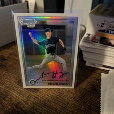 2010 Bowman Chrome Prospects Refractor Auto /500 Steven Hensley #BCP114 Mariners