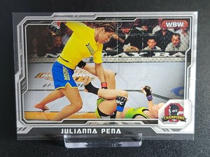 2014 Julianna Pena ROOKIE Topps UFC CHAMPIONS BLACK PARALLEL SP # /188 RARE !
