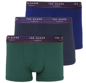 L or XL TED BAKER Men's 2pk Blue & Plum Hoisted Boxers Ted size 4 or 5