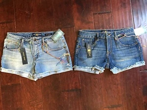 Lucky Brand Girl Frayed Cut off Denim Jean Riley Shorts Size 14 YOU CHOOSE COLOR - Picture 1 of 7
