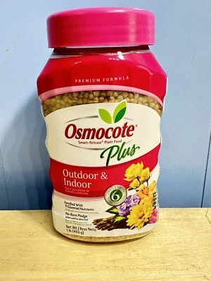 Osmocote Smart-Release Plant Food Plus exterior e interior, 1 lb. Foto 1 de 4