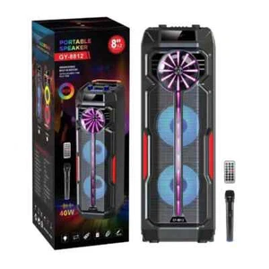 GY 8812 Dual 8 Zoll großer leistungsstarker Bluetooth Lautsprecher - Bild 1 von 1