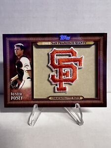 2011 Topps Throwback Commemorative Patch #BP Buster Posey