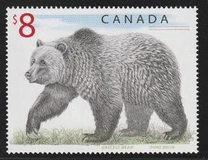 Canada #1694, Wildlife, Grizzly Bear, Definitives High Values, MNH 1997 - Picture 1 of 1