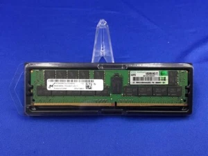 809085-391 HPE 64GB 4Rx4 PC4-2400T DDR4 SERVER MEMORY MTA72ASS8G72LZ-2G3B2 - Photo 1/3