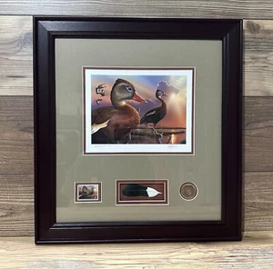 WTDstamps - RW87 2020 - Federal Duck Stamp Print **EDDIE LEROY** NICELY FRAMED! - Picture 1 of 8