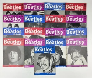 The Beatles Book Monthly Book Magazine Issue 30-48 Jan 1966-July 1967 2 Missing - Picture 1 of 24