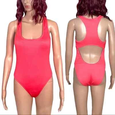 Traje de baño The Bikini Lab para mujer tomillo de una pieza mediano caliente corte coral nuevo sin etiquetas Foto 1 de 4