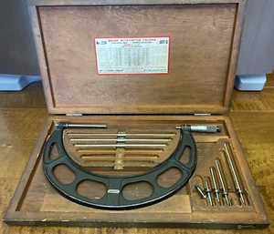 Starrett No. 224 Outside Micrometer 6 - 12 in. SET G  - Picture 1 of 22
