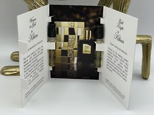 Lot/2 Woman In Gold Kilian+Gold Knight Eau de Parfum 0.05 Oz 1.5mL Deluxe Sample