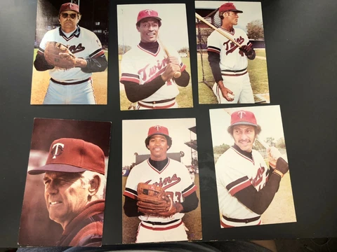 Minnesota Twins (6) TEAM ISSUE POSTCARDS 1979 - Kusick Zimmerman Mauch +3 Cover
