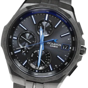 CASIO Oceanus Manta OCW-S5000 Black Dial Solar Powered Radio Men's Watch_862307 - Picture 1 of 6