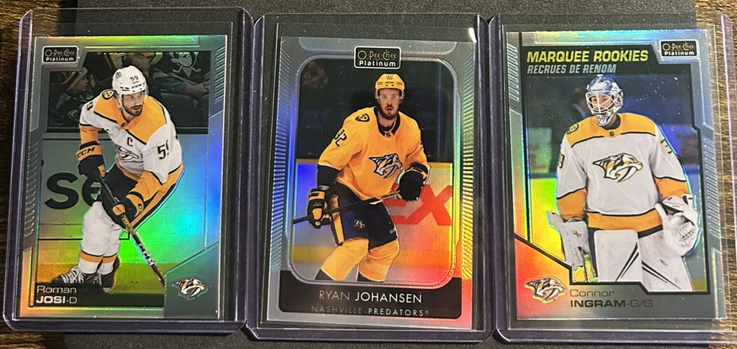 2021-22 O-Pee-Chee Platinum Connor Ingram Marquee Rookies regular + rainbow lot