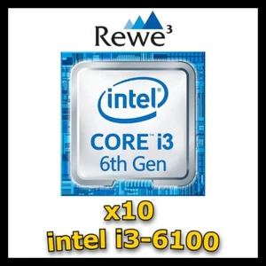 x10 Lotto CPU Intel i3-6100 3,70GHz Socket FCLGA1151 SR2HG Processore - Imagen 1 de 1