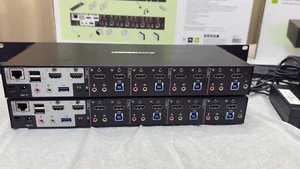 KVM SWITCH HDMI 4x4 4x2 IOGEAR GCS1944H 4-Port 4K Dual Cinema 2 Displays Each - Picture 1 of 4