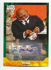 2017 Doctor Who Signature Series autograph Dan Starkey GREEN 35/50
