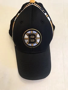 Neu ohne Etikett NHL Reebok Boston Bruins Kappe Einheitsgröße schwarz mit Bruins Logo - Bild 1 von 7