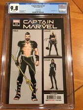 Captain Marvel #22 CGC 9.8 2nd Print 1st COVER of Brigid Thor Daughter & OVE