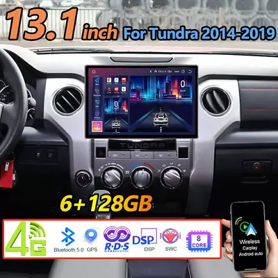 13.1'' QLED Carplay 6+128G Car Radio Stereo For Tundra 2014-2019 DSP Android 13 - Image 1 of 4