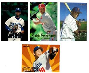 1997 Fleer BB Near Complete Set with David Ortiz RC + Inserts (missing 6 cards)