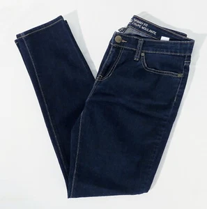 GAP Womens 6/28 (Actual 31 x 29.5) Skinny Fit Stretch Dark Wash Blue Jeans - Bild 1 von 9