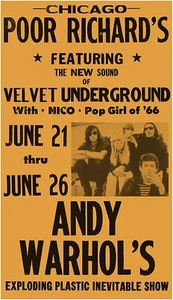 Velvet Underground 13" X 19" Concert Mini Poster Re-Print Photo - Picture 1 of 3