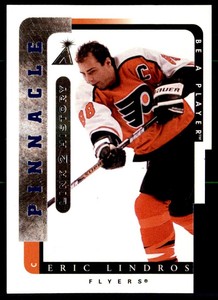 1996-97 Pinnacle Be a Player Link 2 History Eric Lindros Philadelphia Flyers