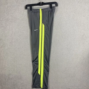 Nike Pants Boys Large Gray Dri Fit Pockets Track Running Basketball Activewear - Picture 1 of 9