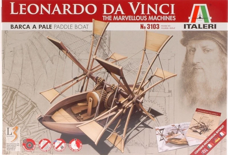 BARCA A PALE LEONARDO KIT cm 19,7 - Immagine 1 di 1