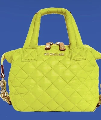 BOLSO MICRO SUTTON MZ WALLACE en RARO COLOR LIMA NEÓN BRILLANTE Foto 1 de 4