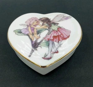 The Flower Fairies Collection Box Fredrick Warne Reutter Porzellan Germany 4" - Picture 1 of 14