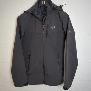 The North Face Grey Outdoor Jacket Mens Size S Zipped Hooded Casual - Picture 1 of 9