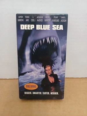 Deep Blue Sea (VHS,1999) Samuel L Jackson LL Cool J (Bonus Footage) - Image 1 of 4
