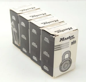 Lot of 4 Master Lock Padlock Block Guard 1525 Combination Lock New In Box - Picture 1 of 4