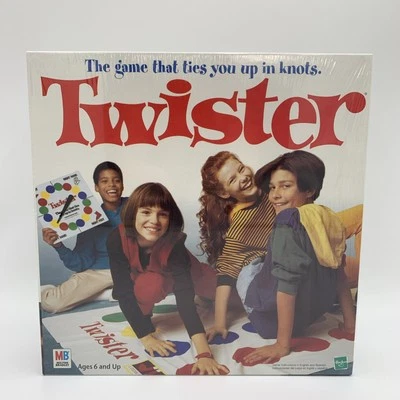 Vintage 1998 Twister Game Milton Bradley Hasbro Ages 6+ Sealed Box New - Image 1 of 4