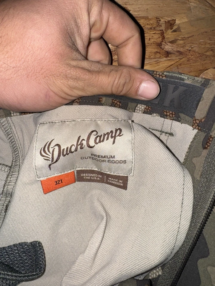 Pantalones rastreadores Duck Camp 32T Woodland para hombre Foto 1 de 3