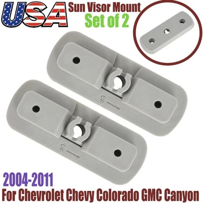 For 2004-2011 Chevy Colorado GMC Canyon Sun Visor Mount Kit Driver & Passenger - Image 1 of 4