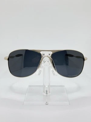 Oakley Crosshair Silver Frame Black Polarized Lens OO4060-01 - Image 1 of 4