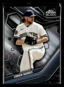 2023 Topps Chrome Black #83 Corbin Burnes rifrattore #/199 - Foto 1 di 2