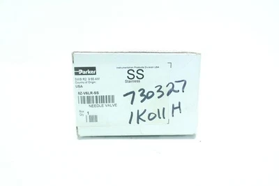 Parker 8Z-V6LR-SS Manual Stainless 1/2in Npt Needle Valve - Image 1 of 4