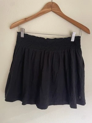 Мини-юбка Hurley черная эластичная на талию с карманами размер S - Изображение 1 из 2